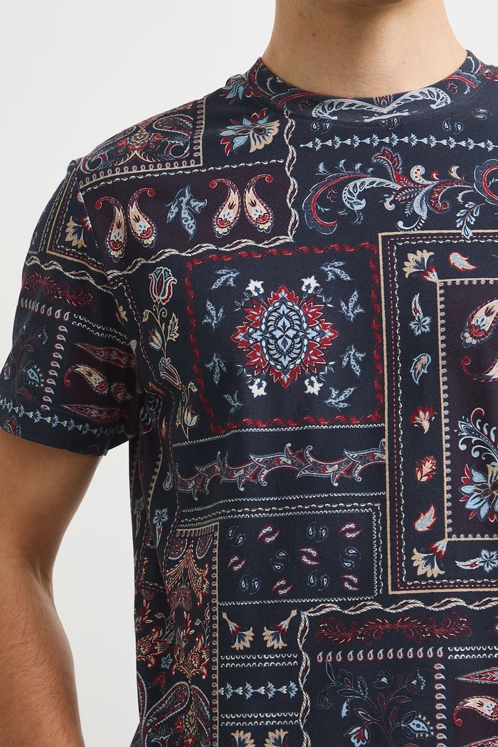 Medicine T-shirt męski bawełniany z elastanem RW26-TSM312 multicolor