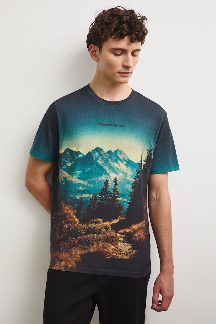 Medicine T-shirt męski bawełniany RW26-TSM313 multicolor RW26