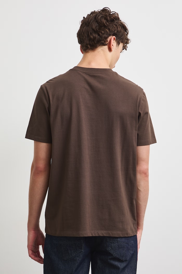 Odzież Medicine T-shirt męski bawełniany RW26-TSM314 brązowy