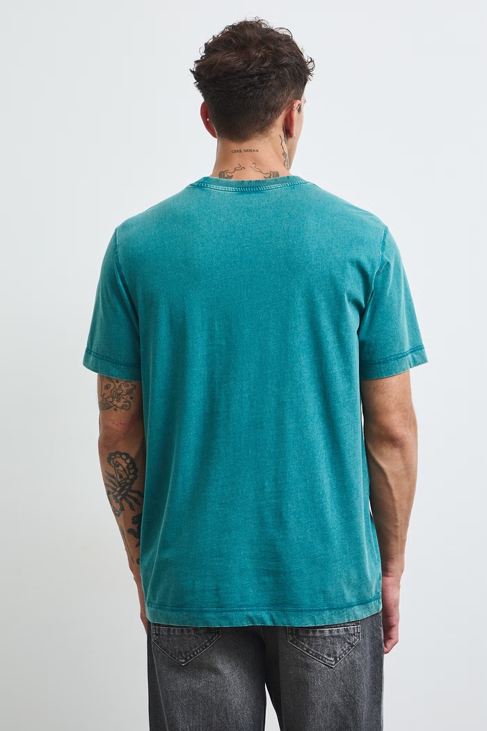 Odzież Medicine T-shirt męski bawełniany RW26-TSM404 turkusowy