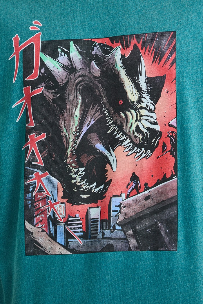 Medicine T-shirt męski bawełniany RW26-TSM404 turkusowy