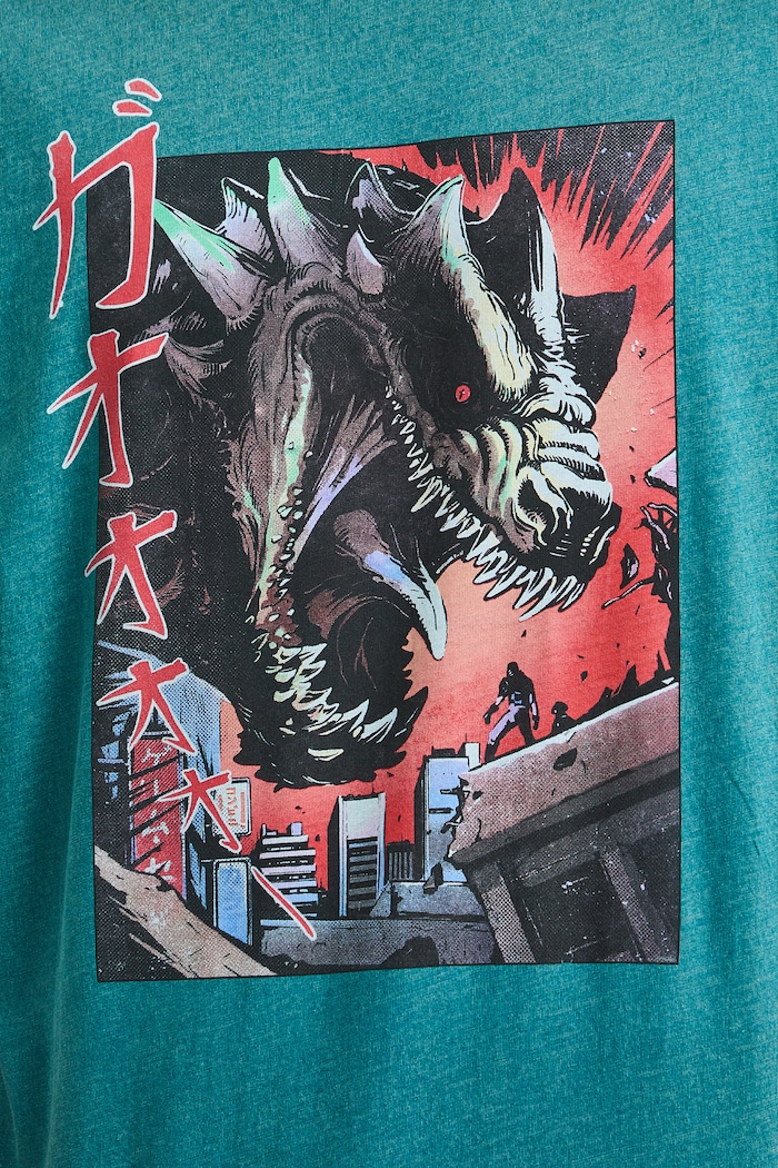 Medicine T-shirt męski bawełniany RW26-TSM404 turkusowy