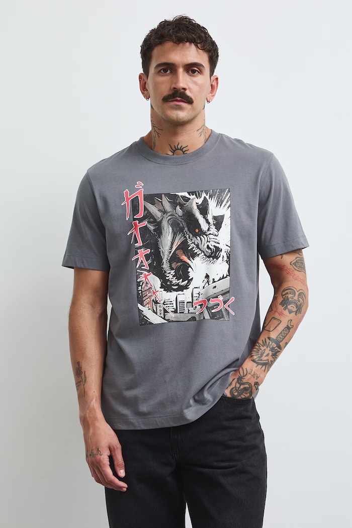 Medicine T-shirt męski bawełniany RW26-TSM404 szary RW26
