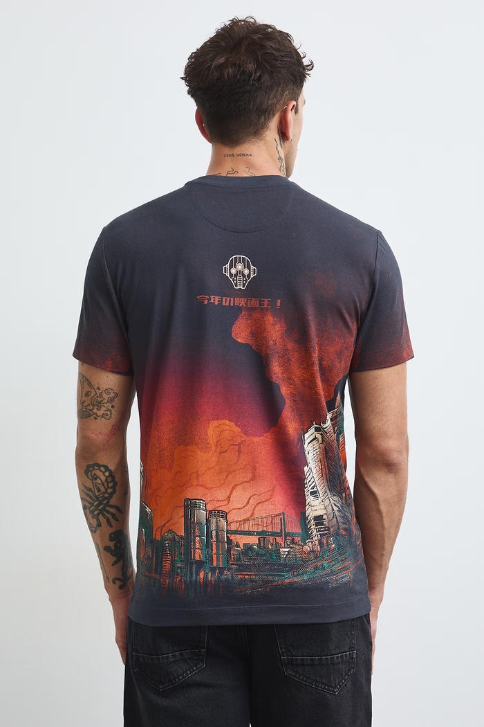 Odzież Medicine T-shirt męski bawełniany z elastanem RW26-TSM406 multicolor