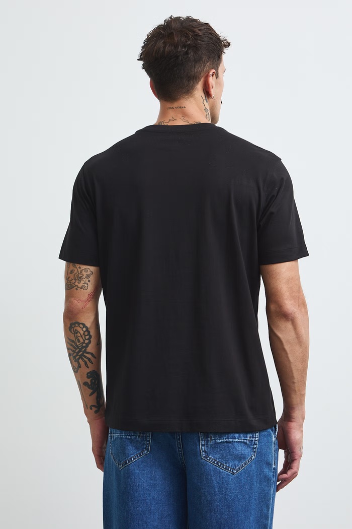 Odzież Medicine T-shirt męski bawełniany RW26-TSM407 czarny
