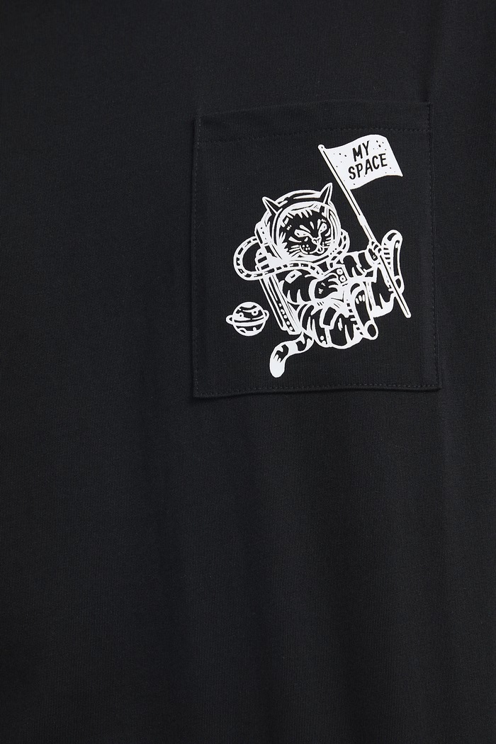 Medicine T-shirt męski bawełniany RW26-TSM463 czarny