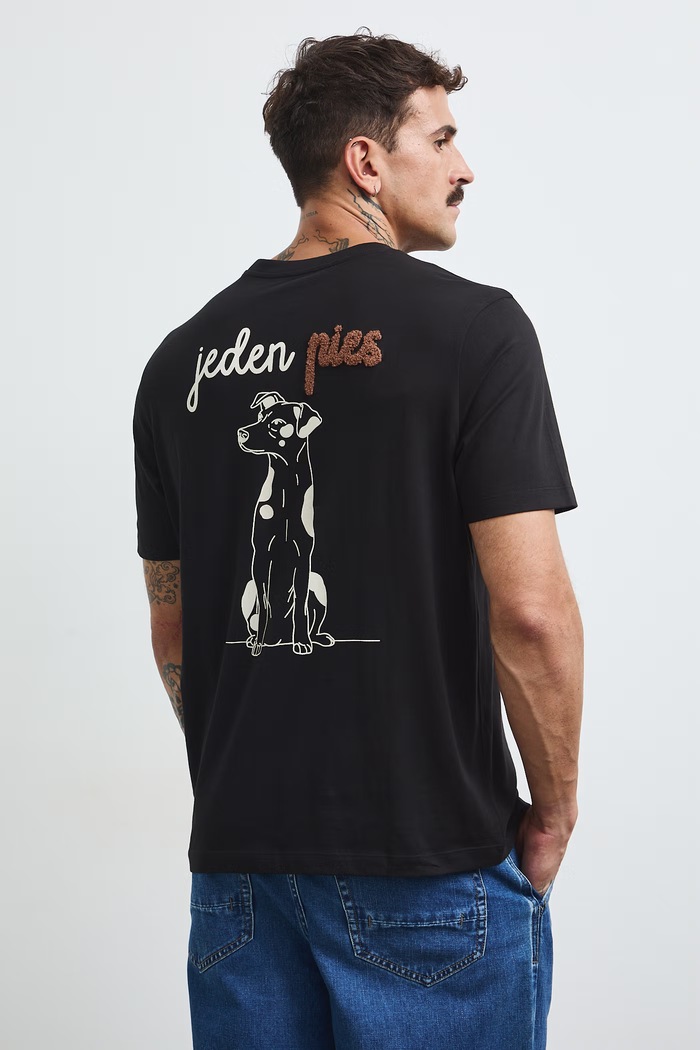 Medicine T-shirt męski bawełniany RW26-TSM484 czarny RW26