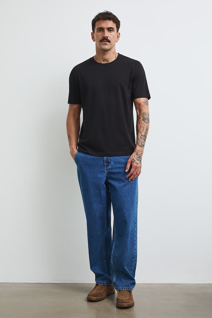 Odzież Medicine T-shirt męski bawełniany RW26-TSM484 czarny