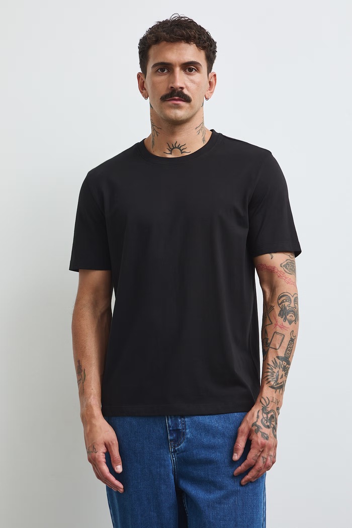 T-shirt męski bawełniany Medicine RW26-TSM484 czarny
