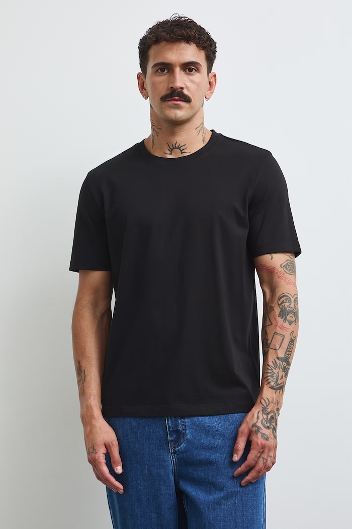 T-shirt męski bawełniany Medicine RW26-TSM484 czarny