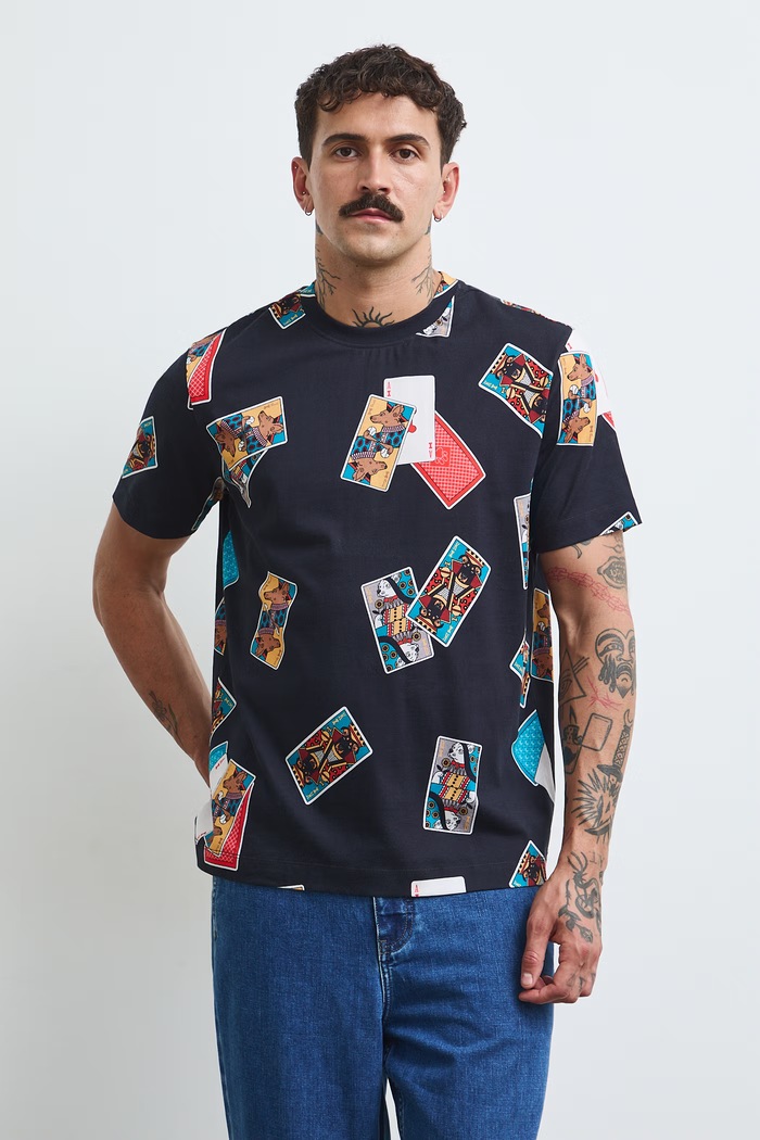 Medicine T-shirt męski bawełniany RW26-TSM487 czarny RW26