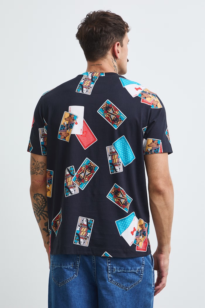 T-shirt męski bawełniany Medicine RW26-TSM487 czarny