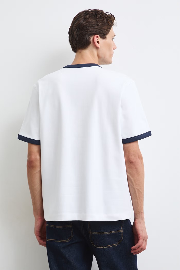 Odzież Medicine T-shirt męski bawełniany z elastanem RW26-TSM502 biały