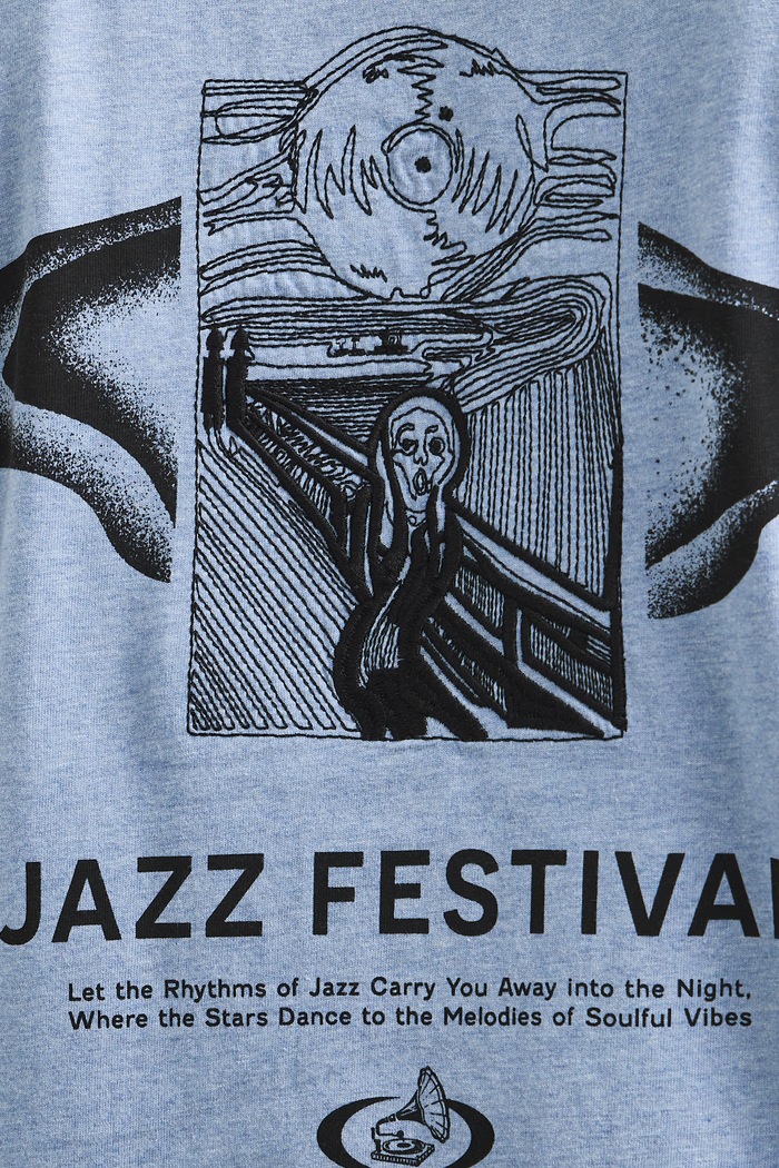 T-shirt męski bawełniany Medicine RW26-TSM503 niebieski
