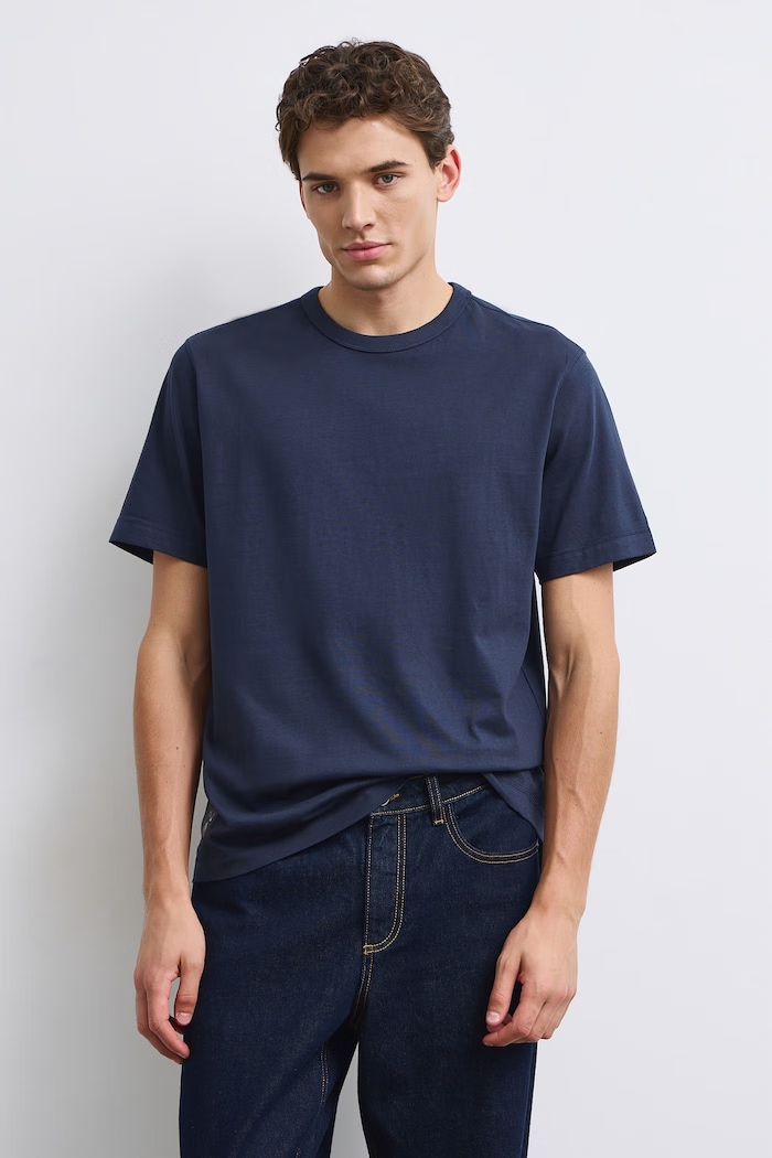 Odzież Medicine T-shirt męski bawełniany RW26-TSM504 granatowy