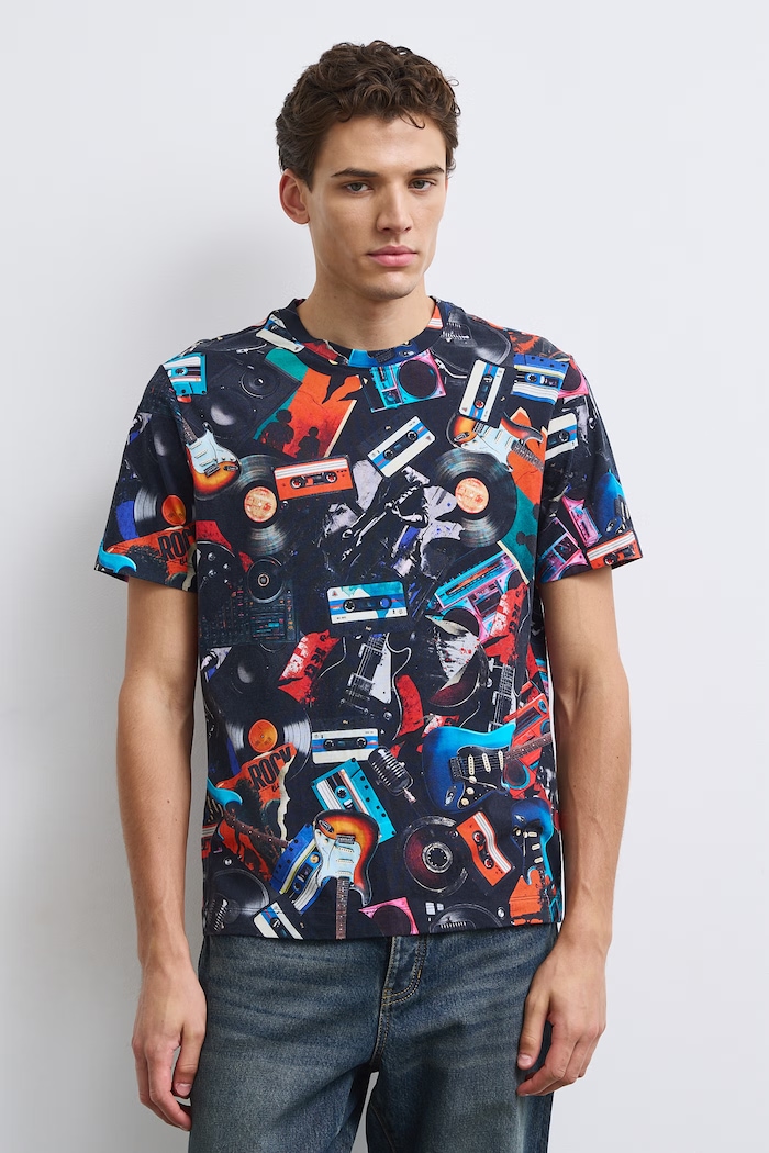 Medicine T-shirt męski bawełniany RW26-TSM509 multicolor RW26