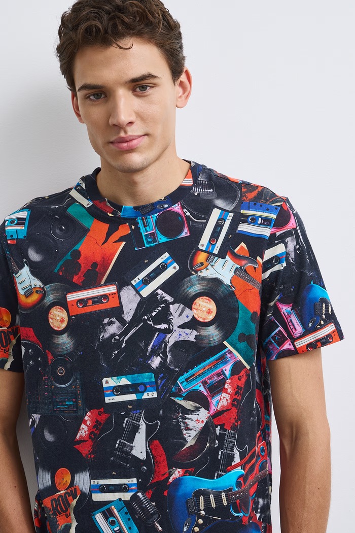 T-shirt męski bawełniany Medicine RW26-TSM509 multicolor