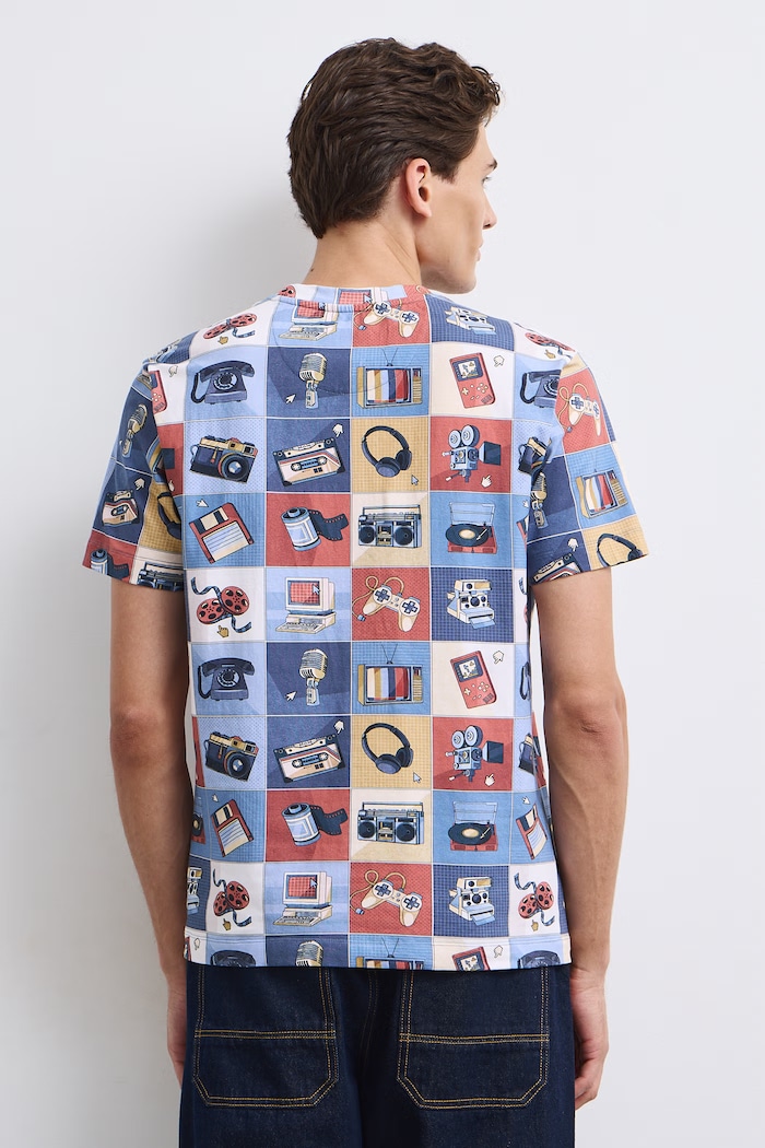 Odzież Medicine T-shirt męski bawełniany z elastanem RW26-TSM510 multicolor