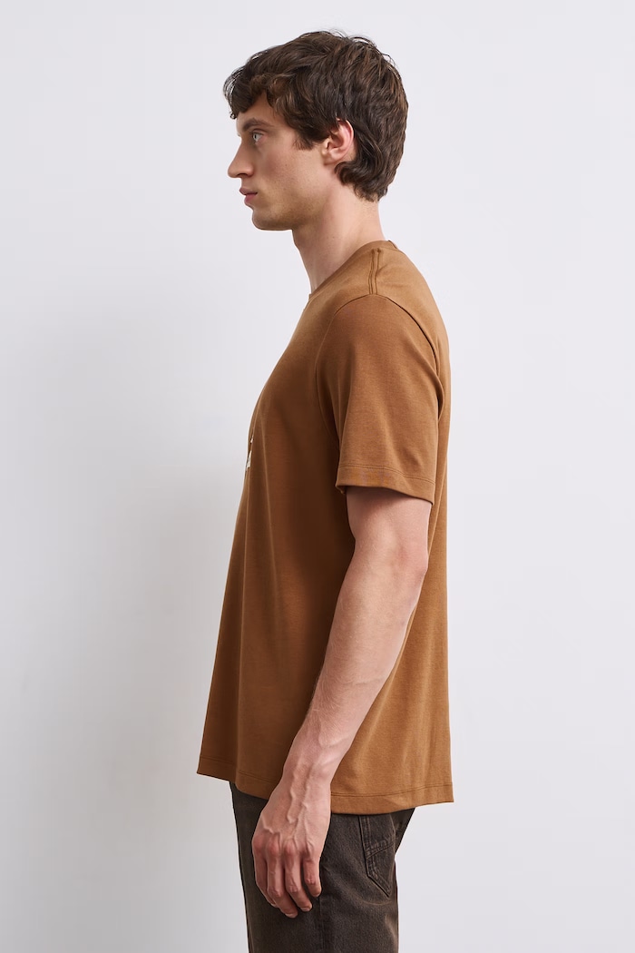 T-shirt męski bawełniany Medicine RW26-TSM601 brązowy