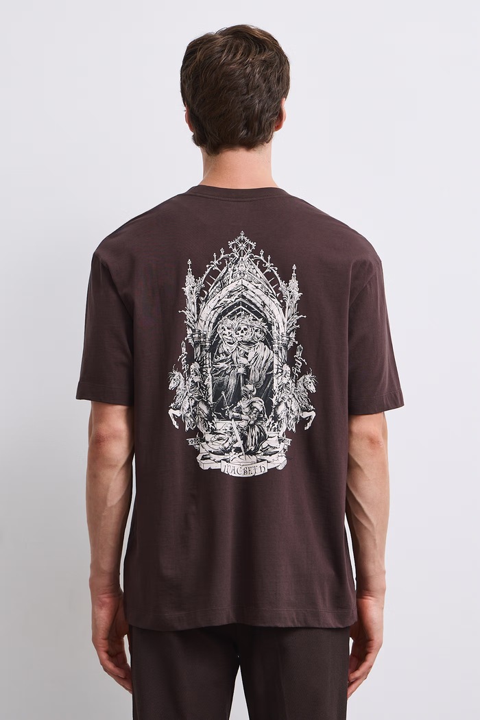 Odzież Medicine T-shirt męski bawełniany RW26-TSM602 brązowy