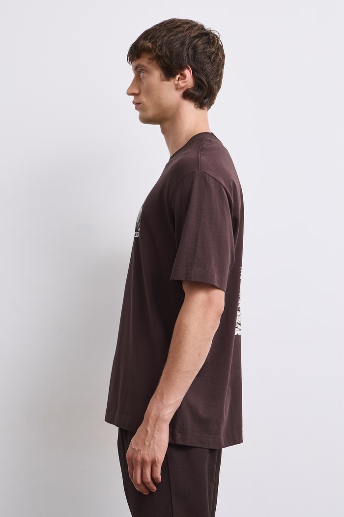 T-shirt męski bawełniany Medicine RW26-TSM602 brązowy