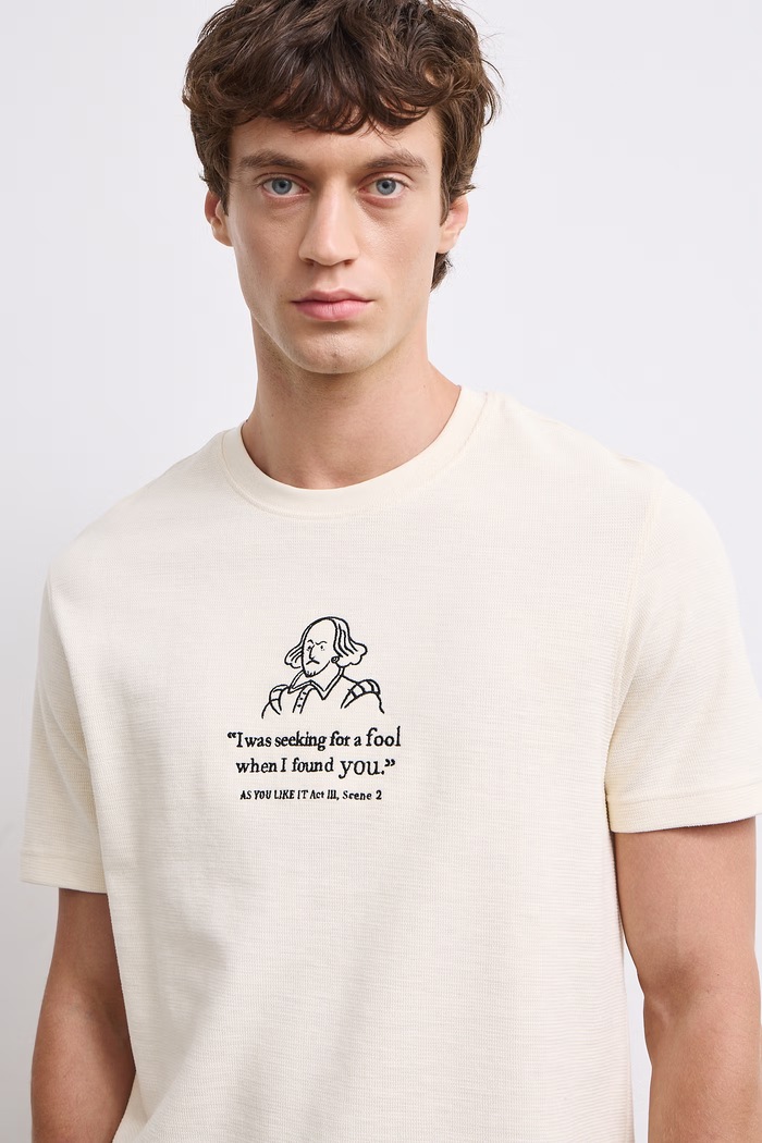 T-shirt męski Medicine beżowy RW26-TSM603