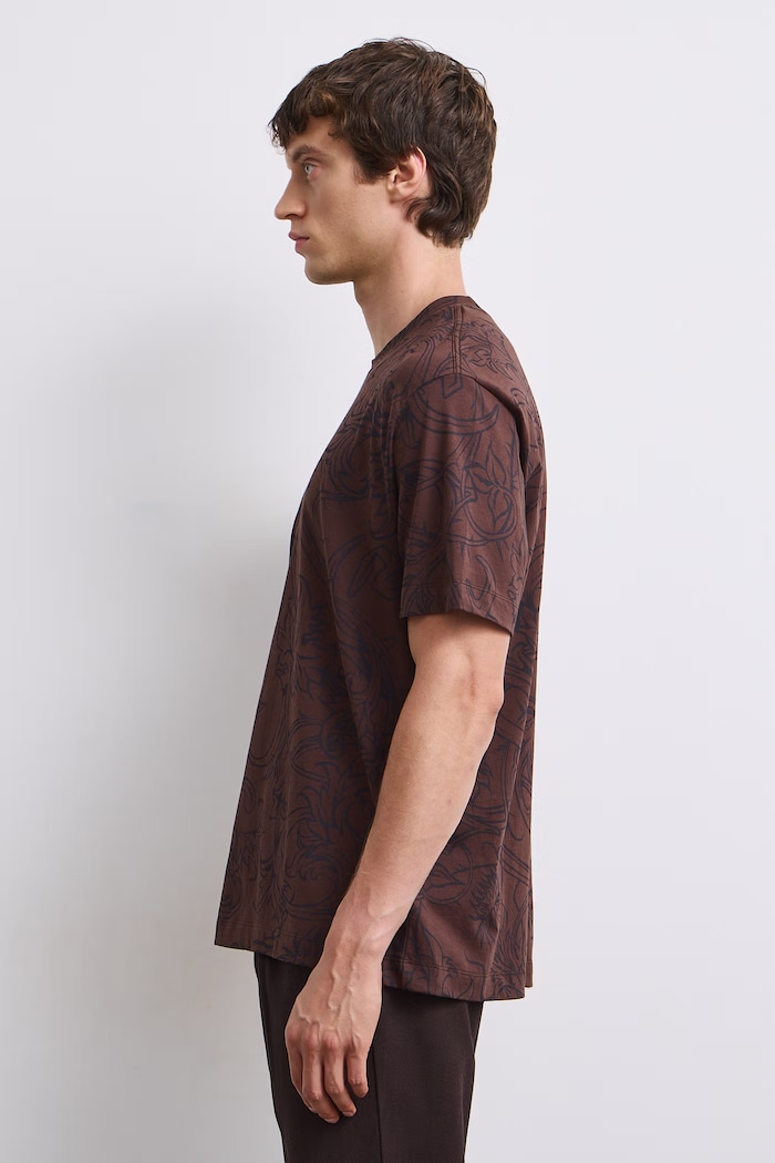 T-shirt męski bawełniany Medicine RW26-TSM604 brązowy