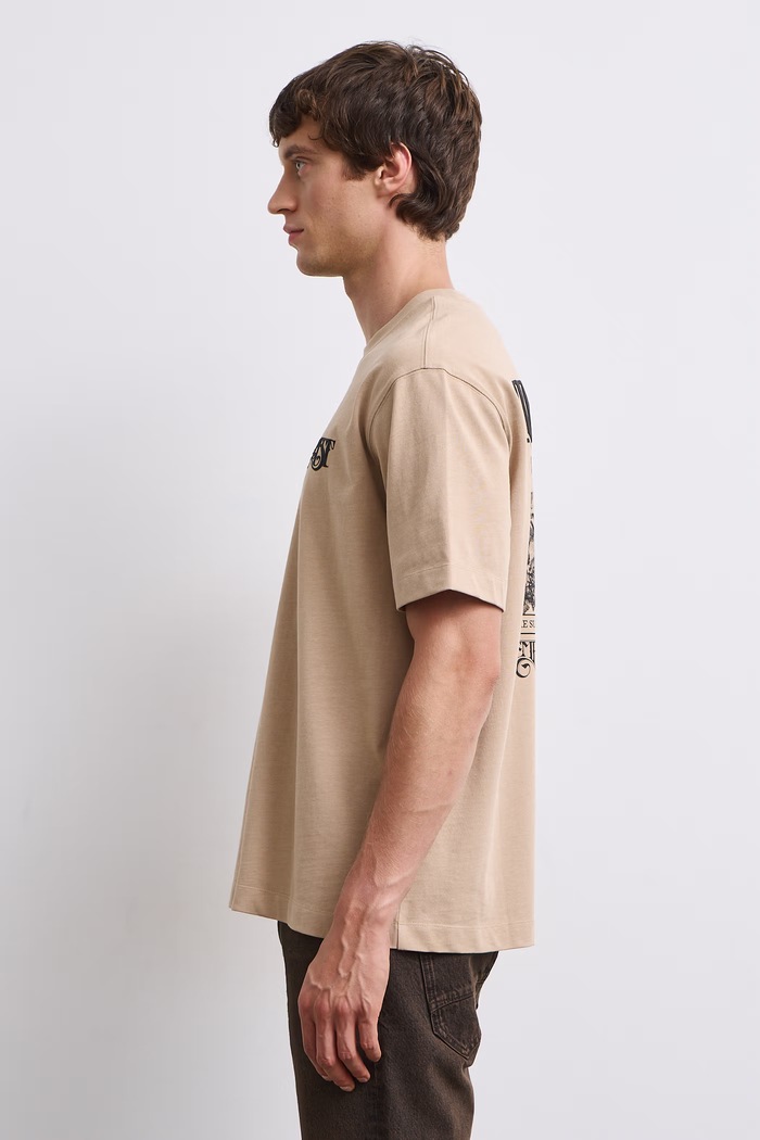 T-shirt męski bawełniany Medicine RW26-TSM605 beżowy