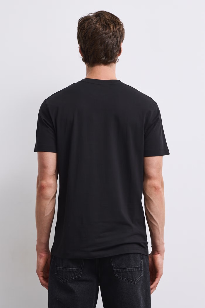 Odzież Medicine T-shirt męski bawełniany z elastanem RW26-TSM606 czarny