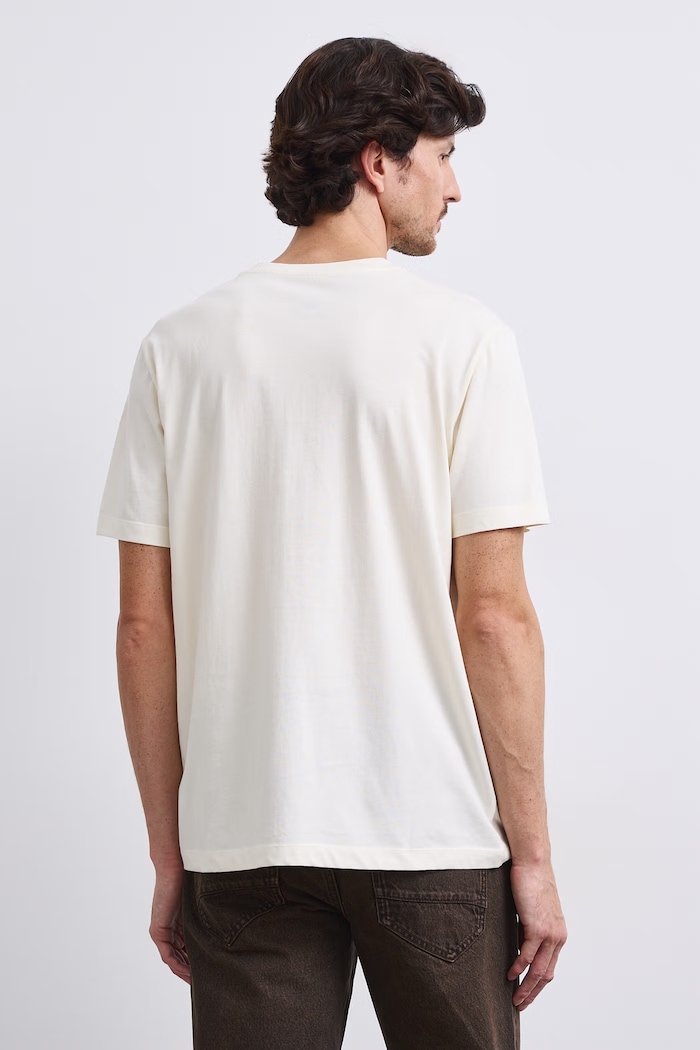 Odzież Medicine T-shirt męski bawełniany RW26-TSM607 beżowy
