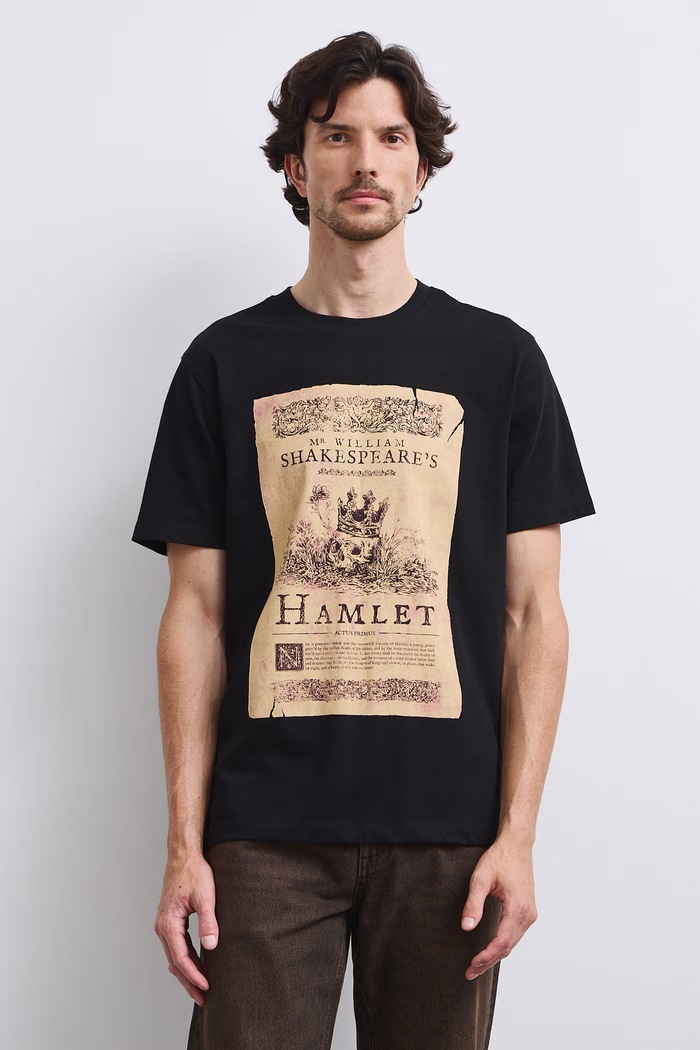 Medicine T-shirt męski bawełniany czarny RW26-TSM608