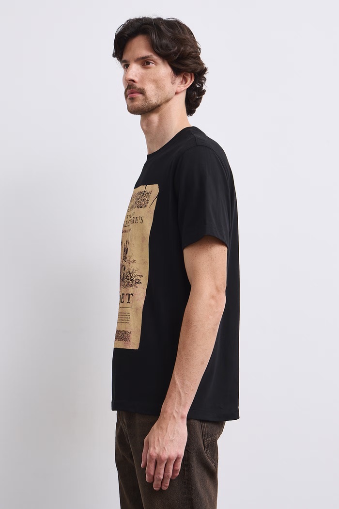T-shirt męski bawełniany Medicine RW26-TSM608 czarny