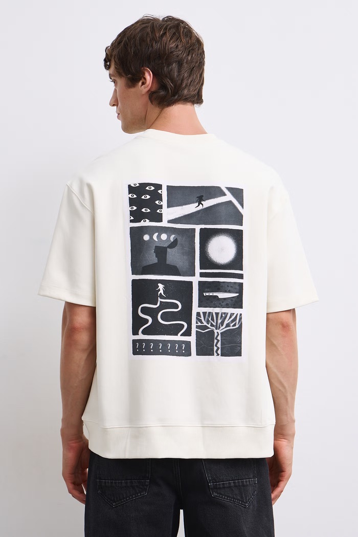 T-shirt męski Medicine RW26-TSM650 beżowy