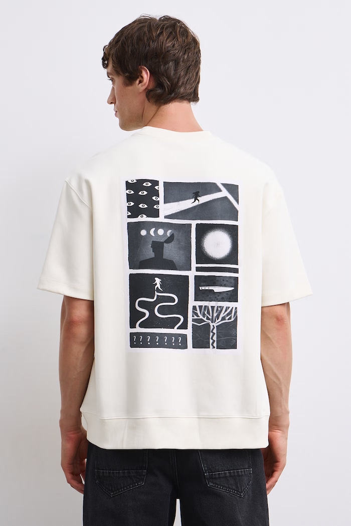T-shirt męski Medicine RW26-TSM650 beżowy