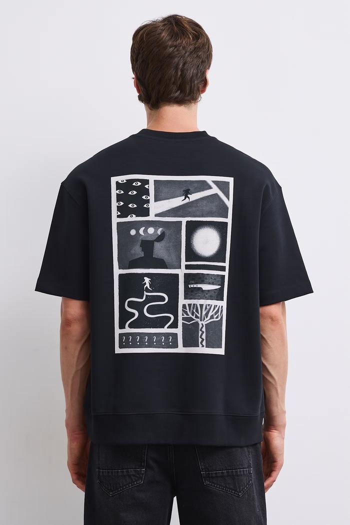 T-shirt męski Medicine RW26-TSM650 czarny
