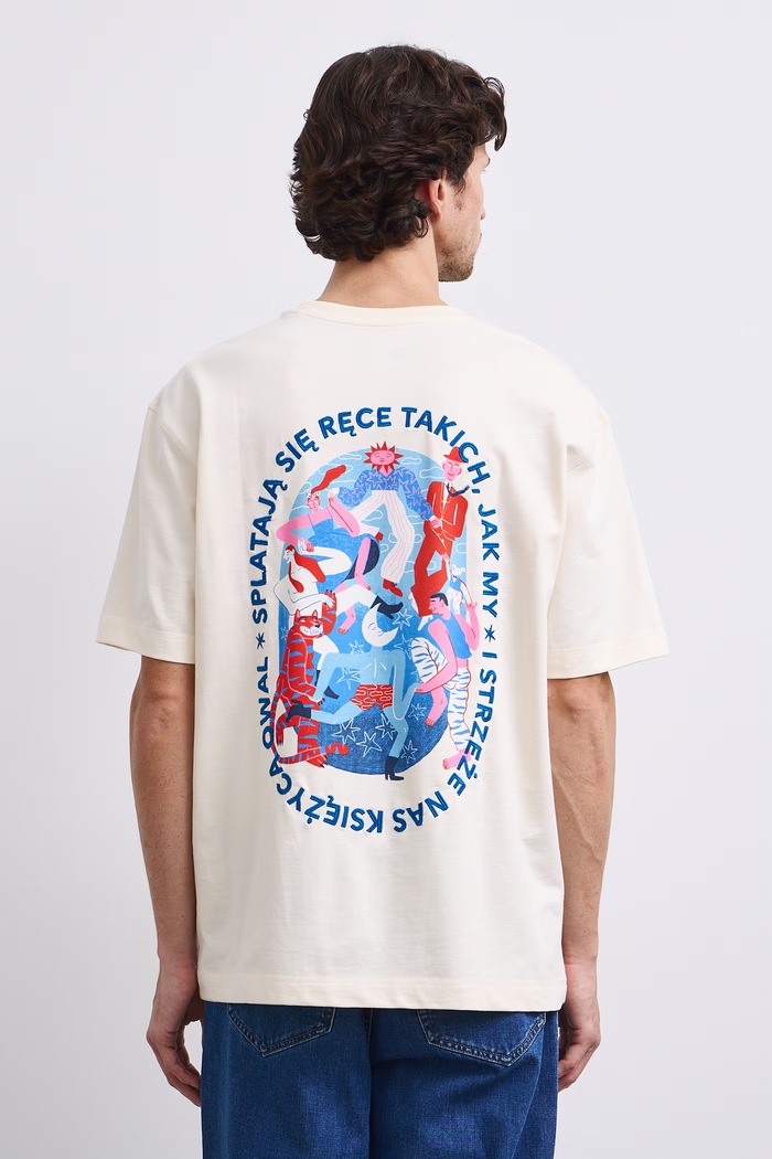 Medicine T-shirt męski bawełniany RW26-TSM652 beżowy RW26