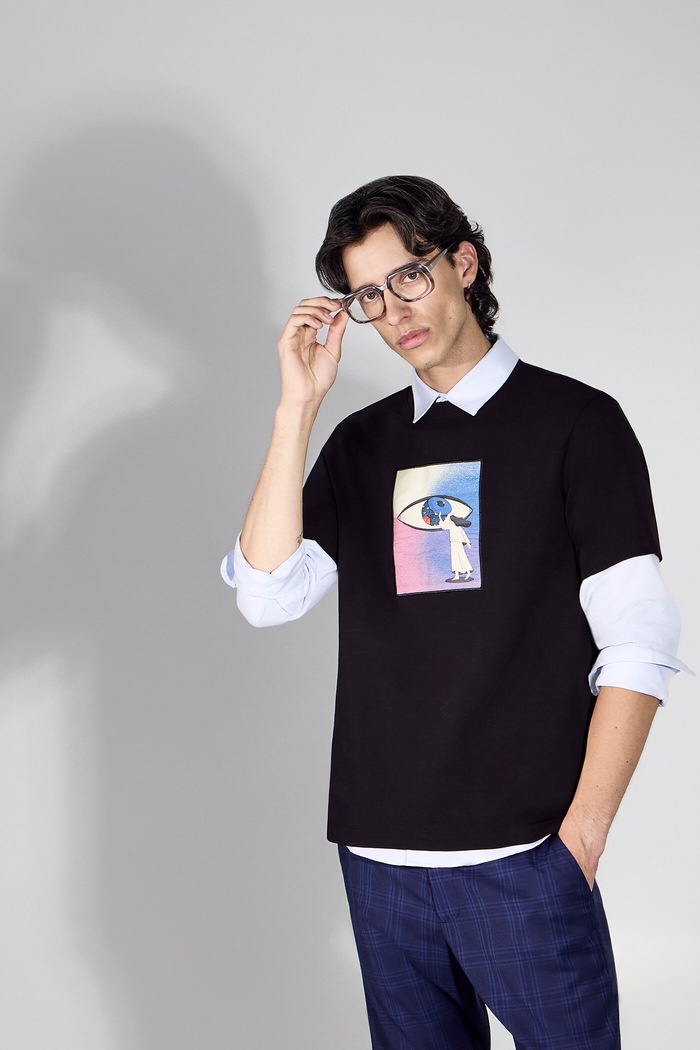 Medicine T-shirt męski czarny RW26-TSM653