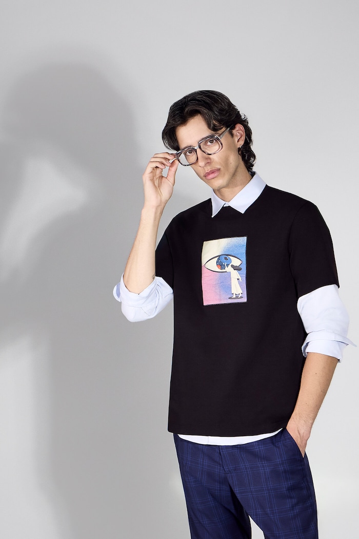 Medicine T-shirt męski czarny RW26-TSM653