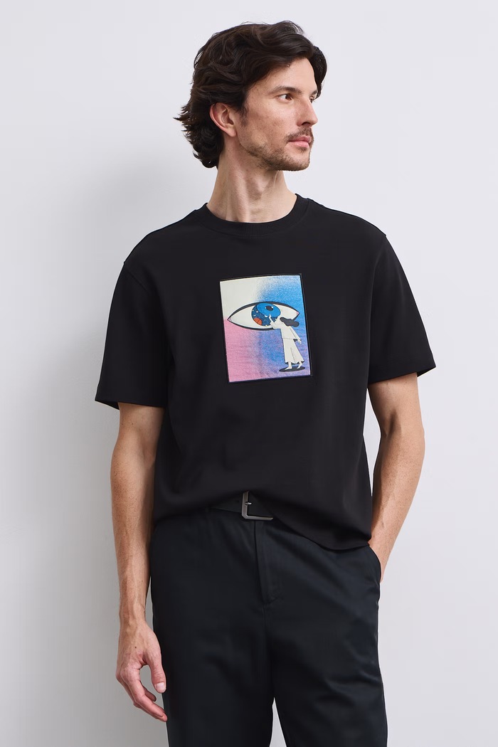 Medicine T-shirt męski RW26-TSM653 czarny RW26