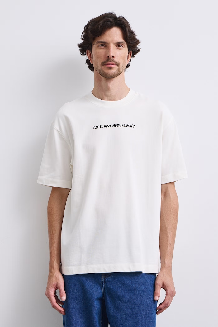 T-shirt męski Medicine RW26-TSM655 beżowy