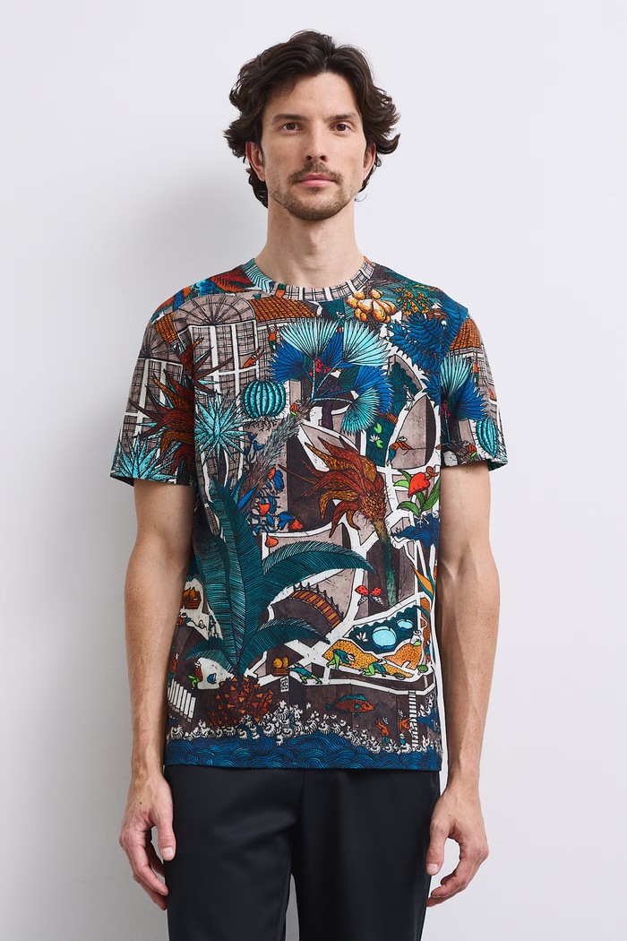 Odzież Medicine T-shirt męski bawełniany z elastanem RW26-TSM658 multicolor