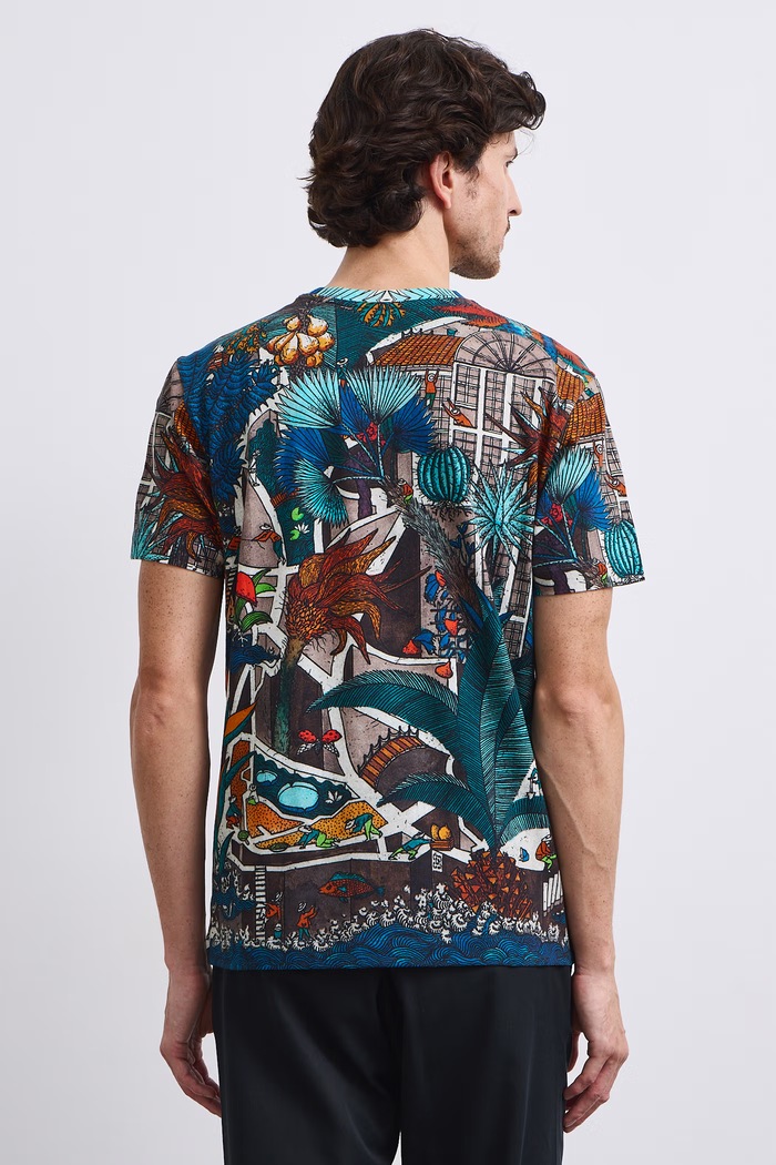 T-shirt męski bawełniany z elastanem Medicine RW26-TSM658 multicolor