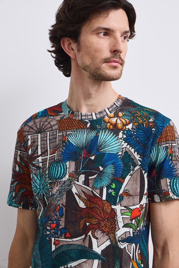 Medicine T-shirt męski bawełniany z elastanem RW26-TSM658