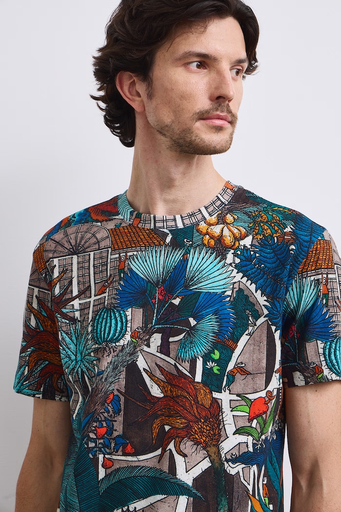 Medicine T-shirt męski bawełniany z elastanem RW26-TSM658