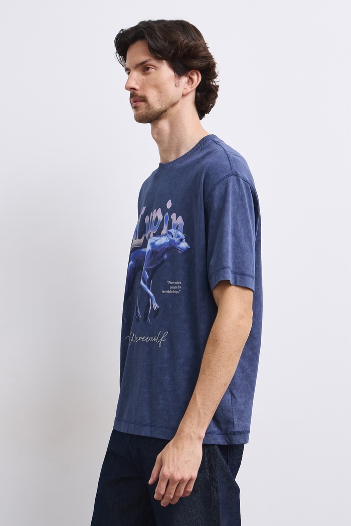 T-shirt męski bawełniany Medicine granatowy RW26-TSM672
