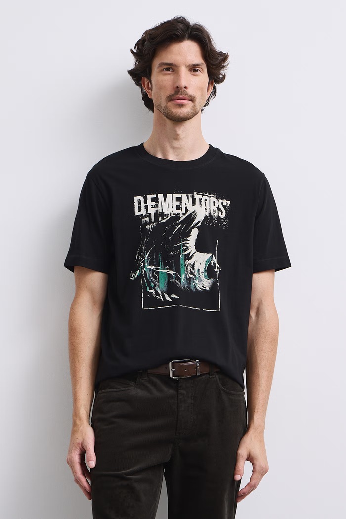 Medicine T-shirt męski bawełniany RW26-TSM673 czarny RW26