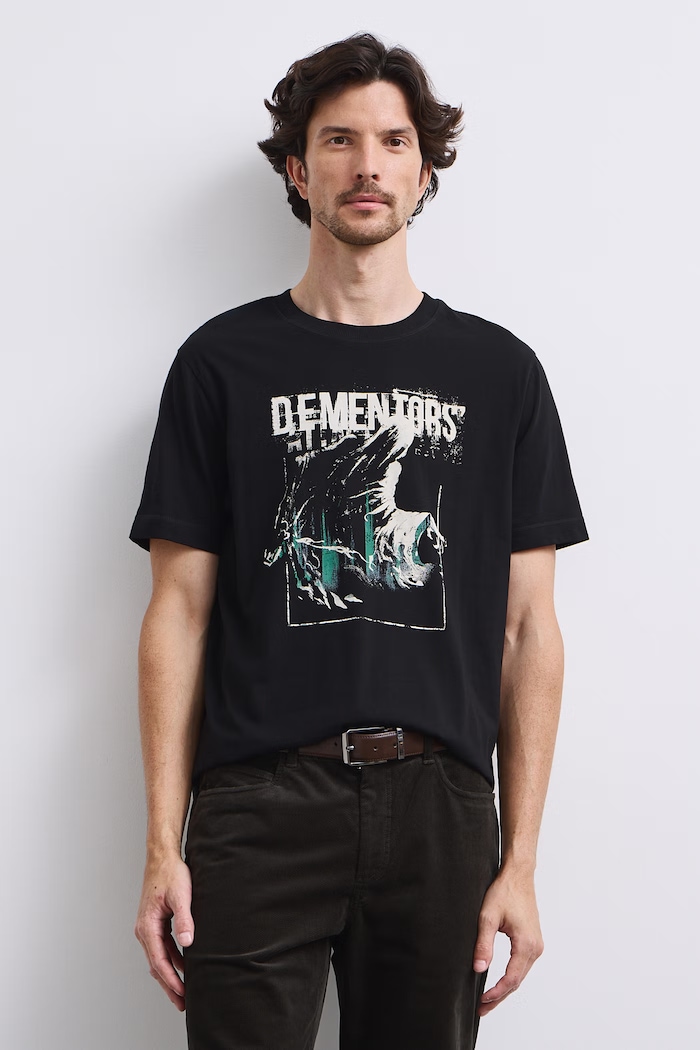 Medicine T-shirt męski bawełniany RW26-TSM673 czarny RW26