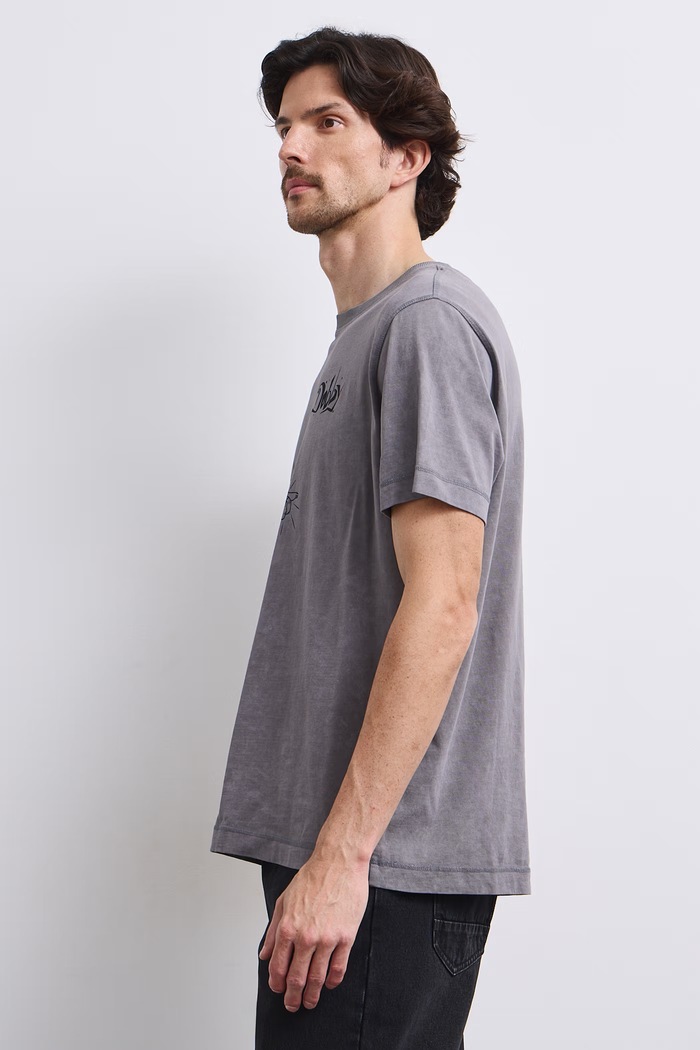 T-shirt męski bawełniany Medicine szary RW26-TSM674