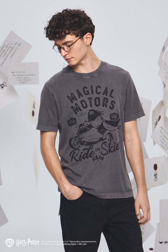 Medicine T-shirt męski bawełniany szary RW26-TSM675