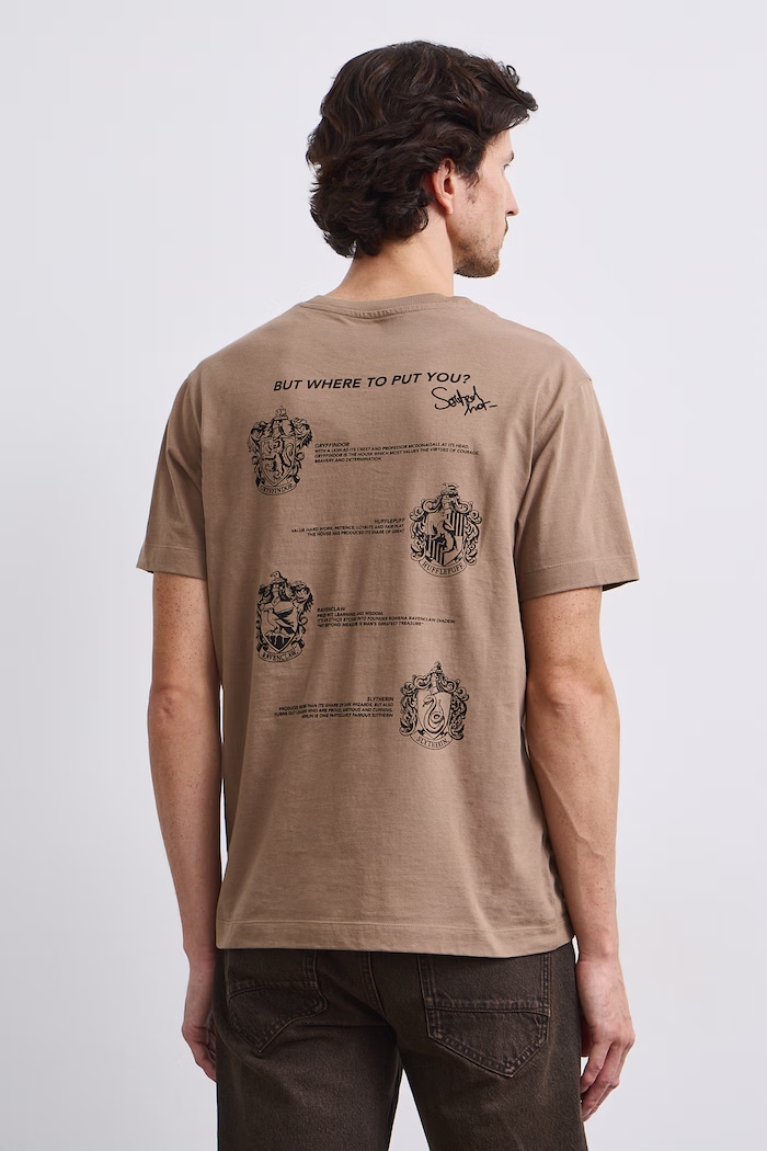 T-shirt męski bawełniany Medicine RW26-TSM678 beżowy